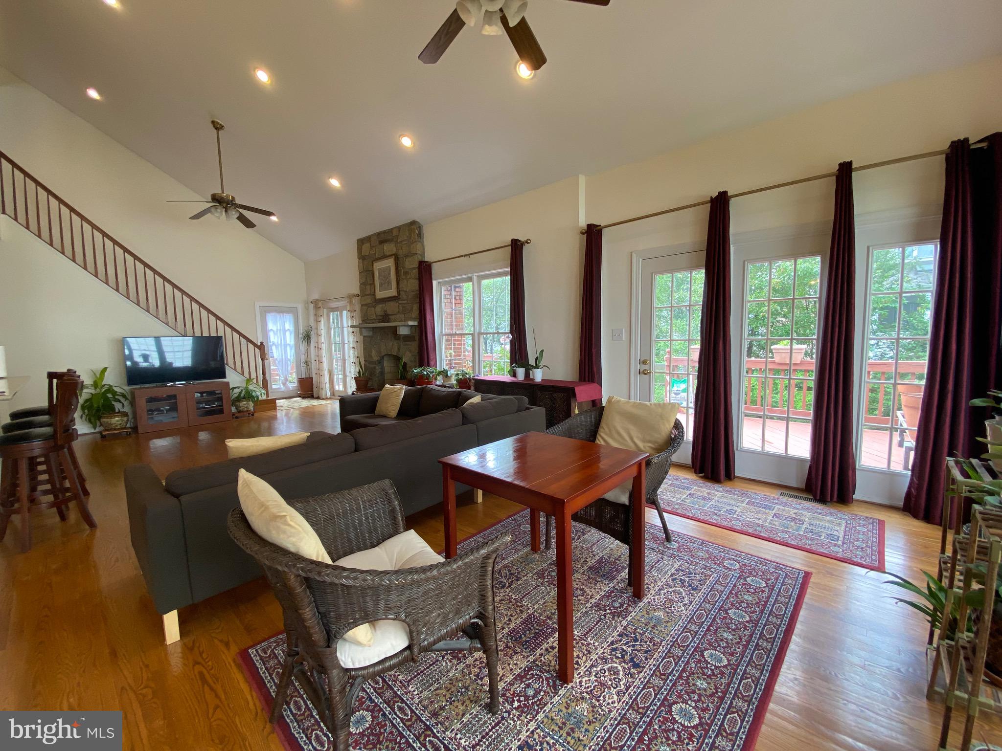 10614 Maplecrest Lane Potomac, MD 20854 - Photo 15 of 51 vaulted ceiling with lots recessed lights windows