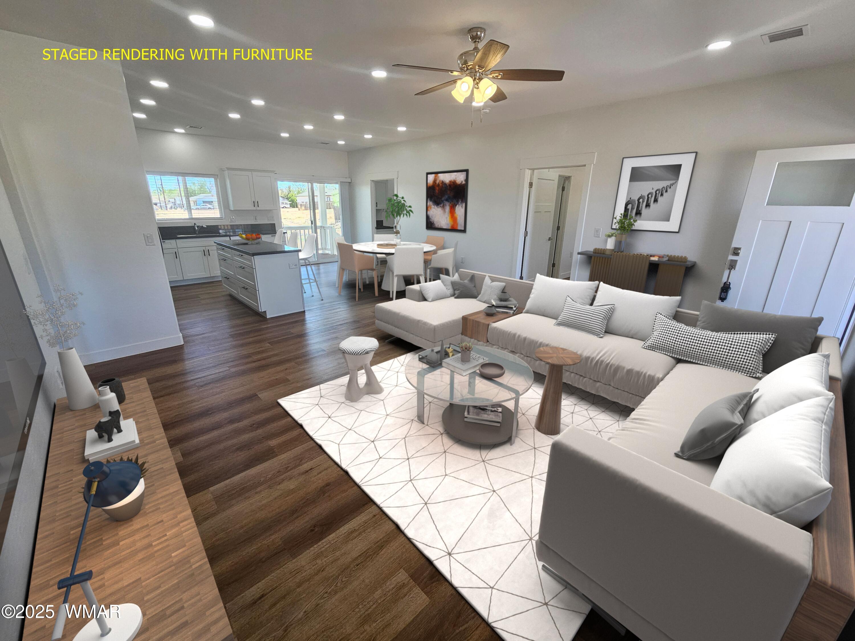 759 South 5th W Street Snowflake, AZ 85937 - Photo 7 of 18 a living room with furniture and wooden floor