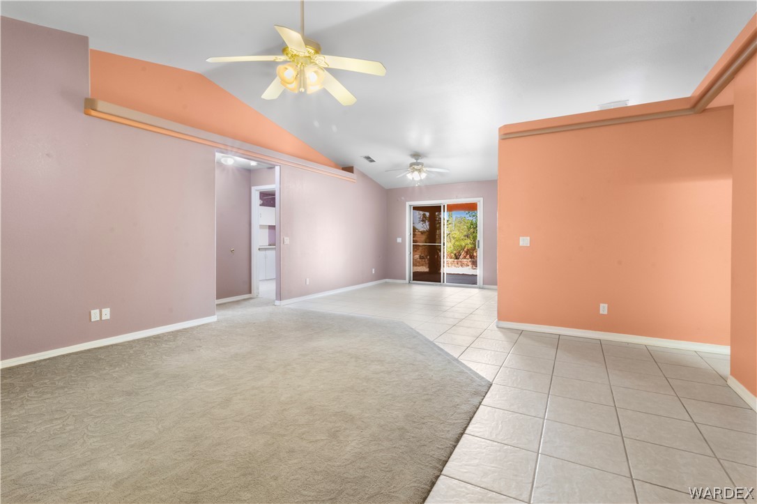 2158 Ranch Road Kingman, AZ 86401 - Photo 4 of 48 a view of an empty room with a chandelier fan