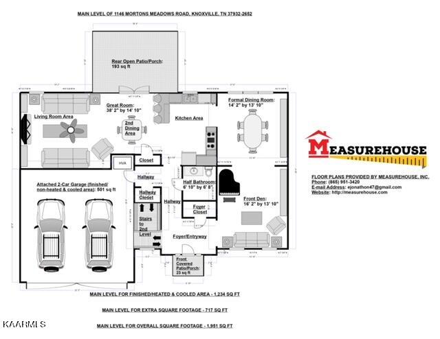 1146 Mortons Meadow Road Knoxville, TN 37932 - Photo 53 of 54 MAIN LEVEL FOR 1146 MORTONS MEADOW ROAD