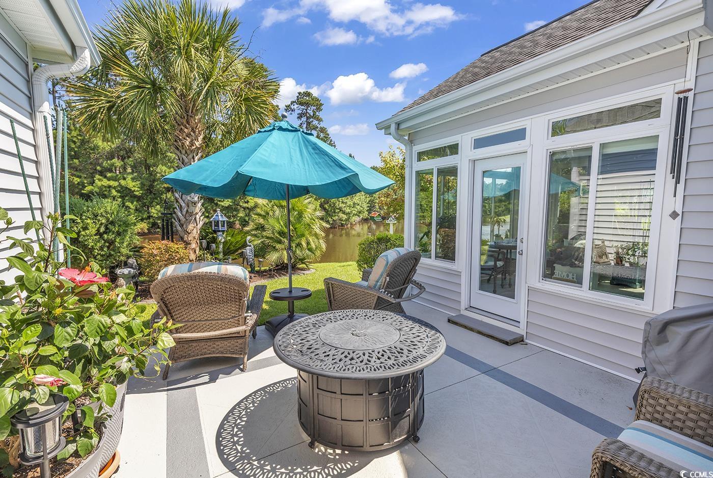 517 Stone Crest Court Murrells Inlet, SC 29576 - Photo 29 of 39 View of patio with a fire pit and a grill