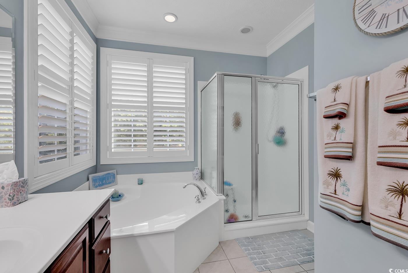 517 Stone Crest Court Murrells Inlet, SC 29576 - Photo 3 of 39 Bathroom featuring tile patterned floors, vanity,