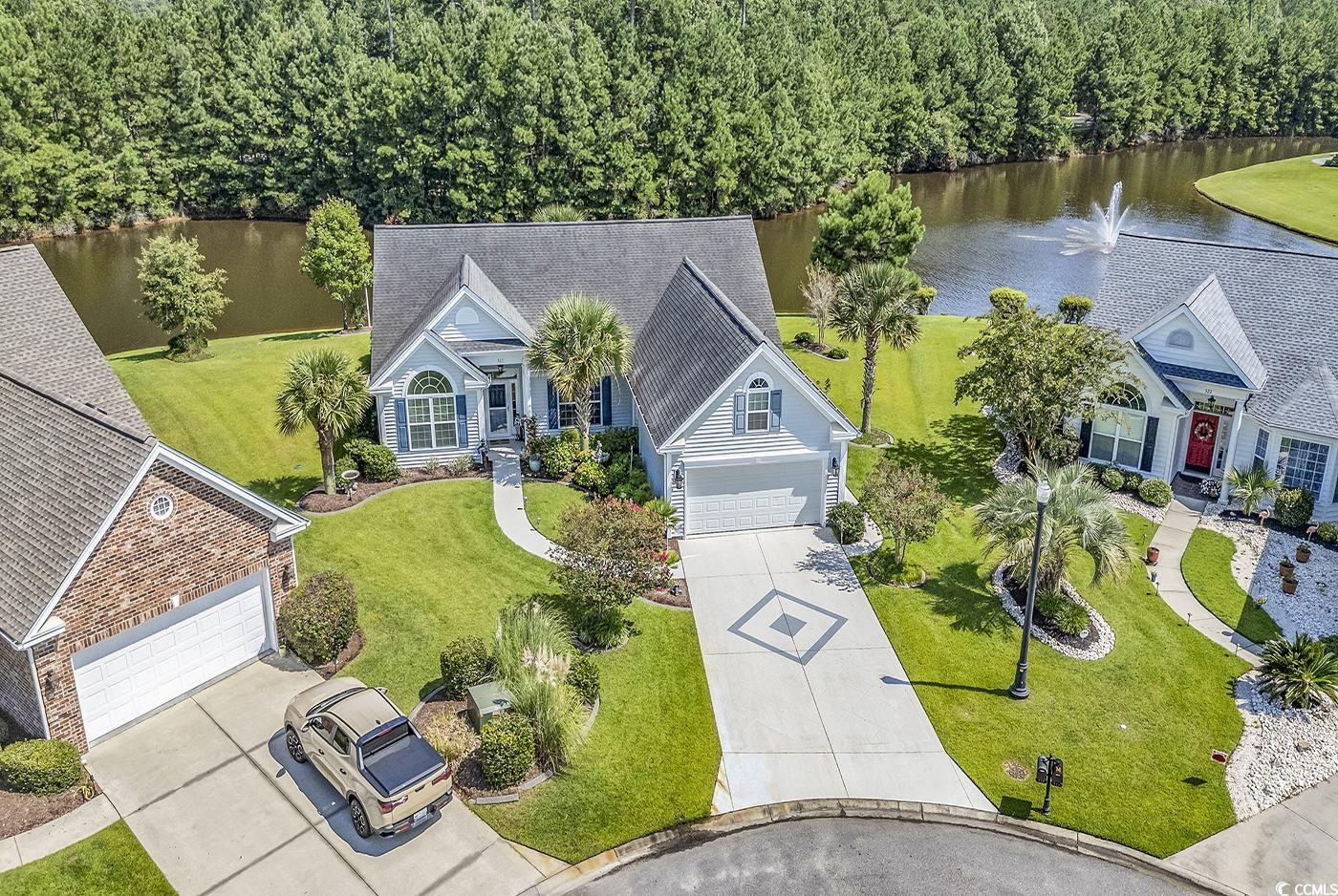 517 Stone Crest Court Murrells Inlet, SC 29576 - Photo 35 of 39 Birds eye view of property with a water view