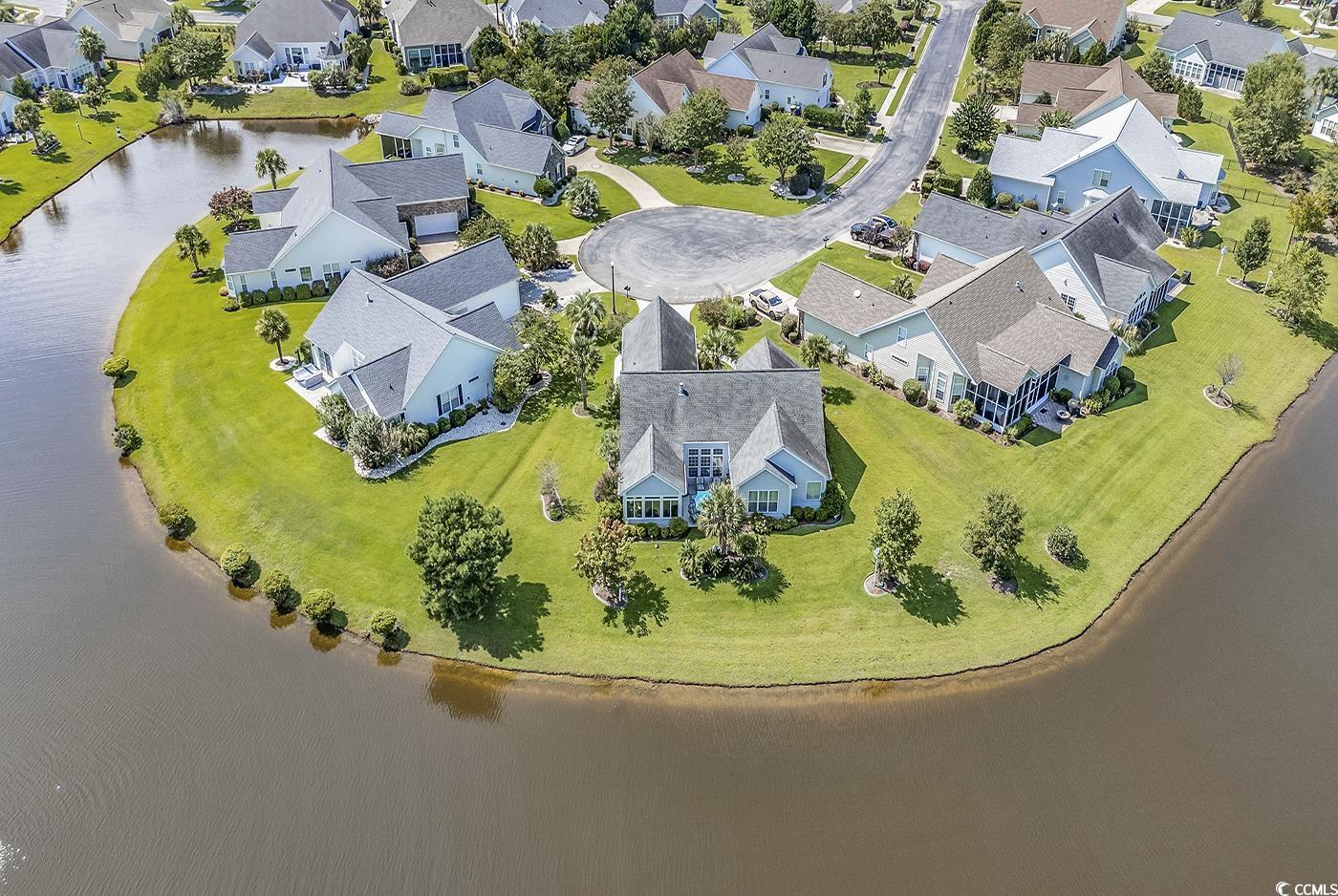 517 Stone Crest Court Murrells Inlet, SC 29576 - Photo 38 of 39 Bird's eye view featuring a water view