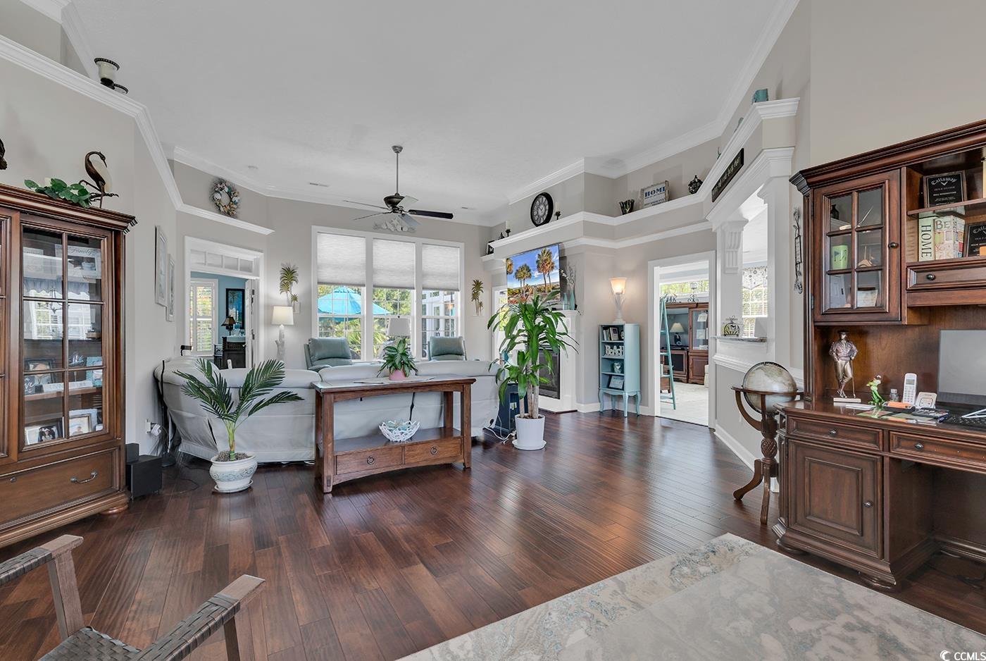 517 Stone Crest Court Murrells Inlet, SC 29576 - Photo 7 of 39 Interior space featuring dark hardwood / wood-styl