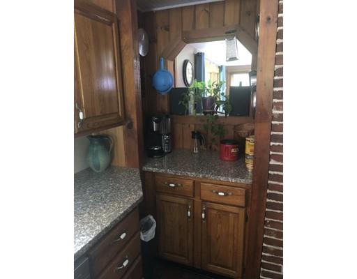 141 Center Road Gill, MA 01354 - Photo 15 of 37 a bathroom with a granite countertop sink and a mirror