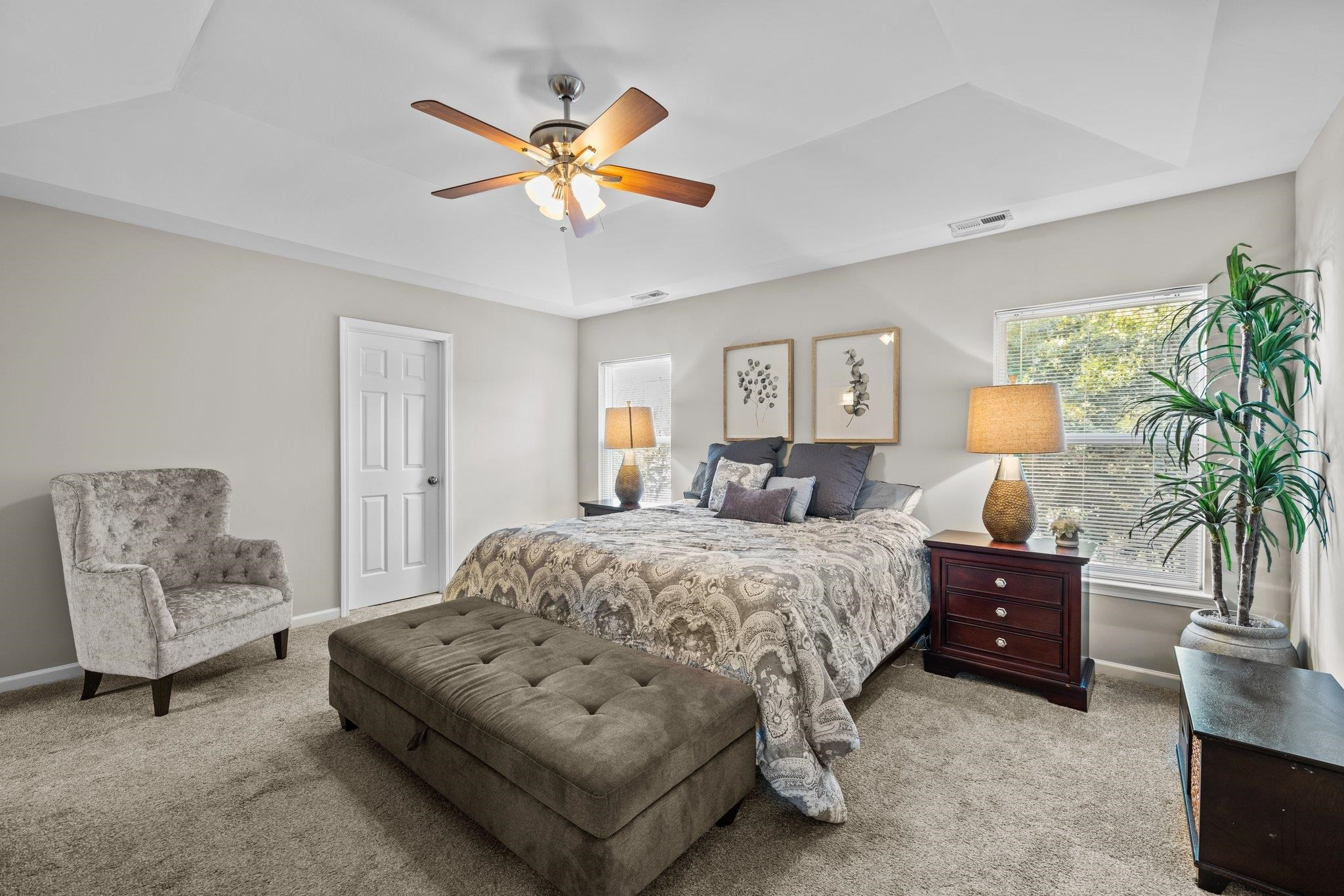 180 Solheim Lane Raleigh, NC 27603 - Photo 18 of 39 a bedroom with a bed and window
