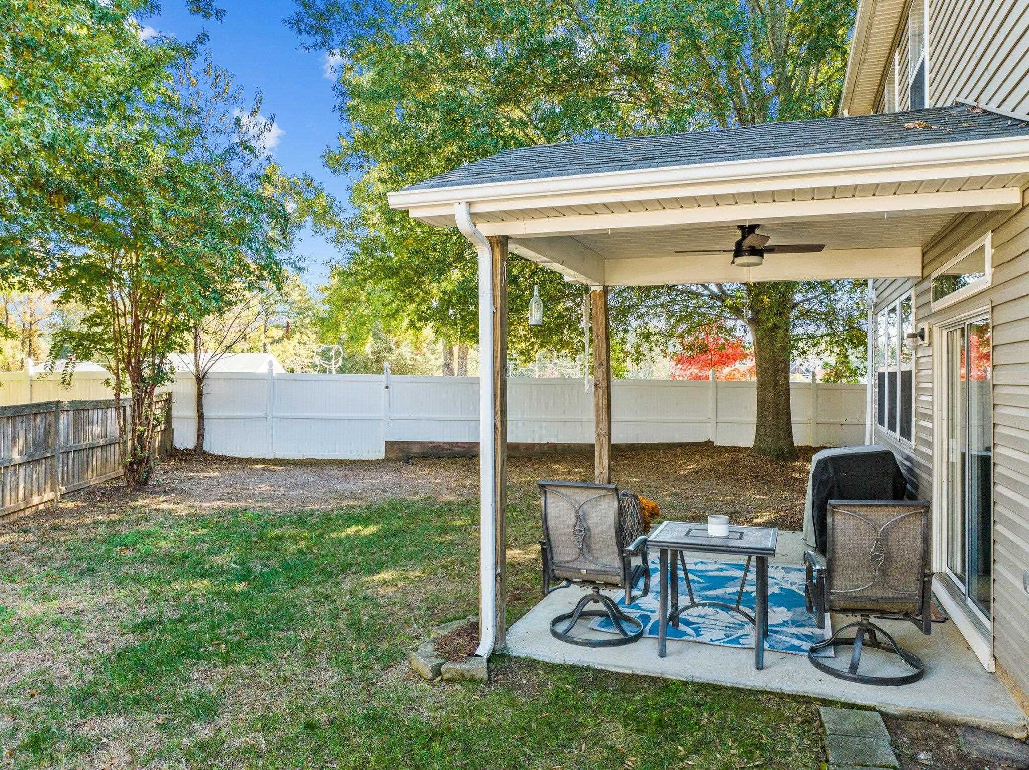 180 Solheim Lane Raleigh, NC 27603 - Photo 29 of 39 a view of backyard with a patio