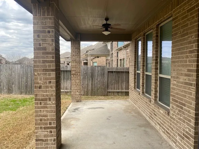 a view of a glass door with glass door