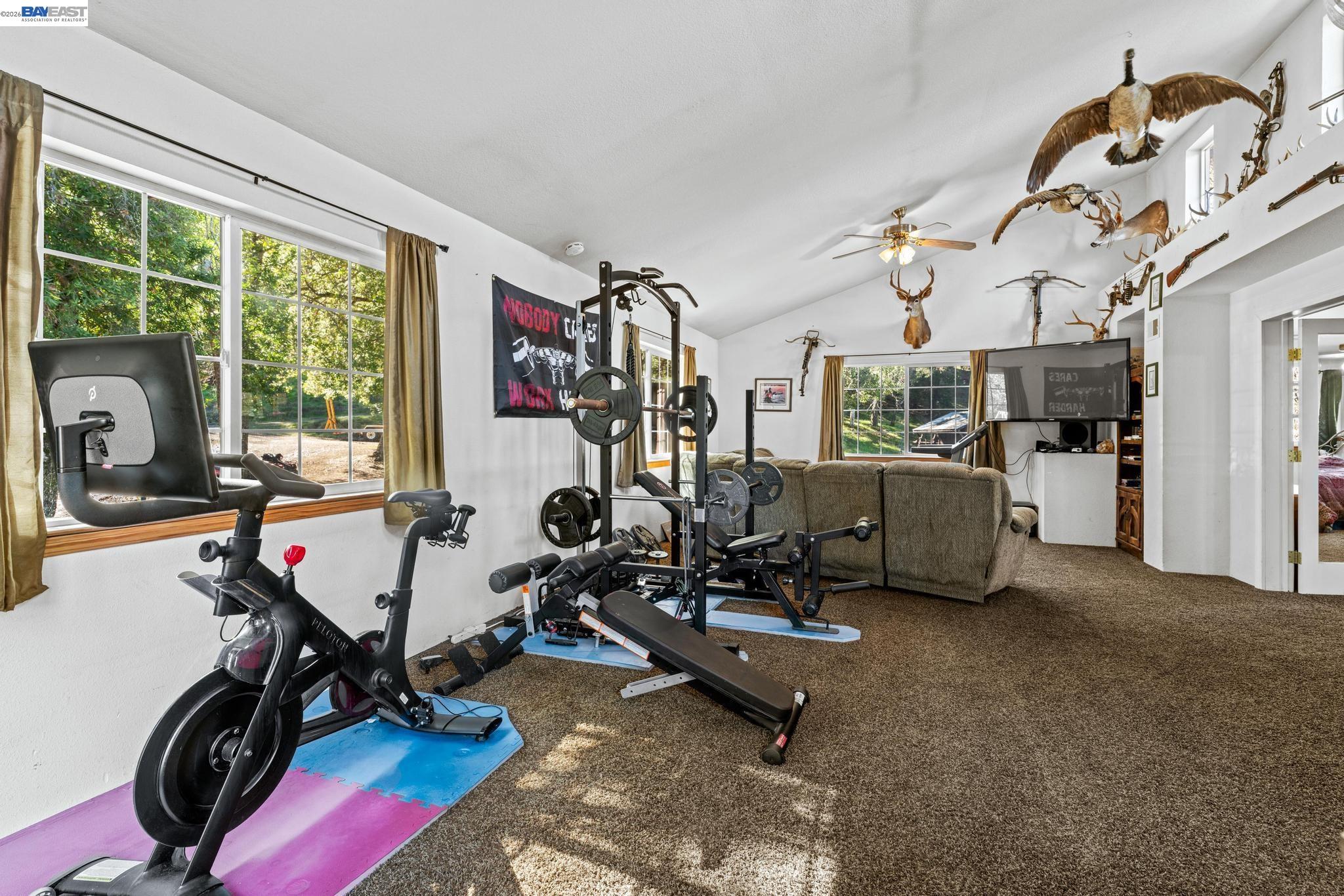 7777 Del Valle Road Livermore, CA 94550 - Photo 35 of 60 a view of a room with gym equipment