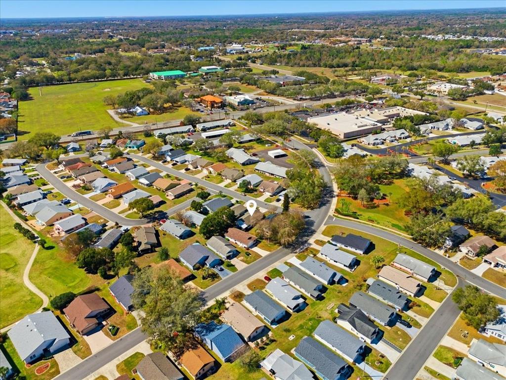 669 Eagle Run Lakeland, FL 33809 - Photo 30 of 69 an aerial view of residential building with parking space