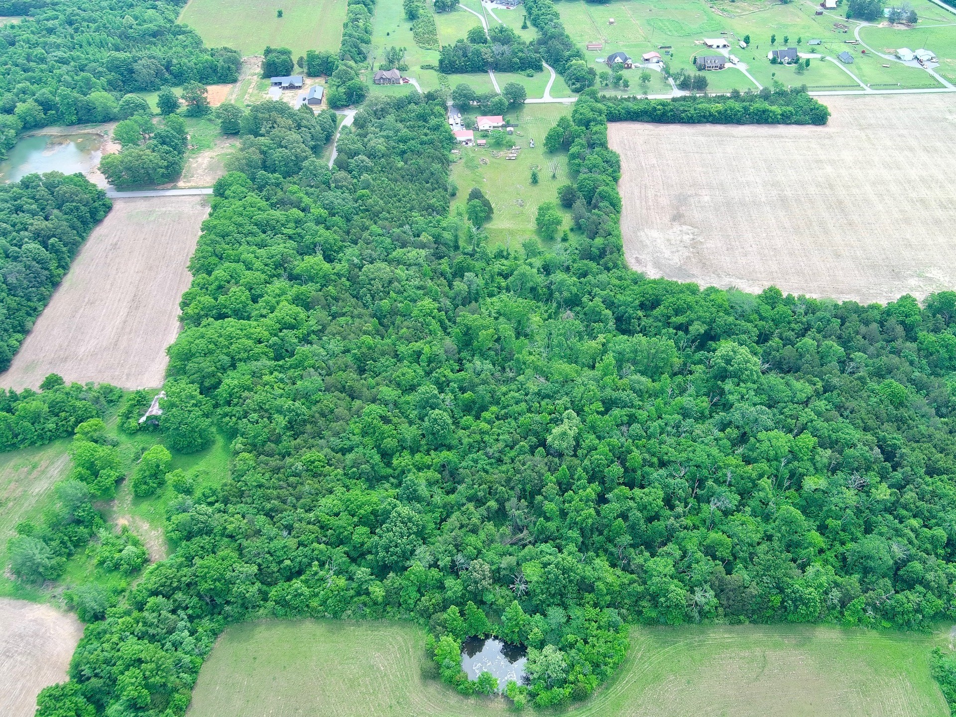 0 Newtown Road Rockvale, TN 37153 - Photo 7 of 13 an aerial view of residential house with outdoor space and trees all around