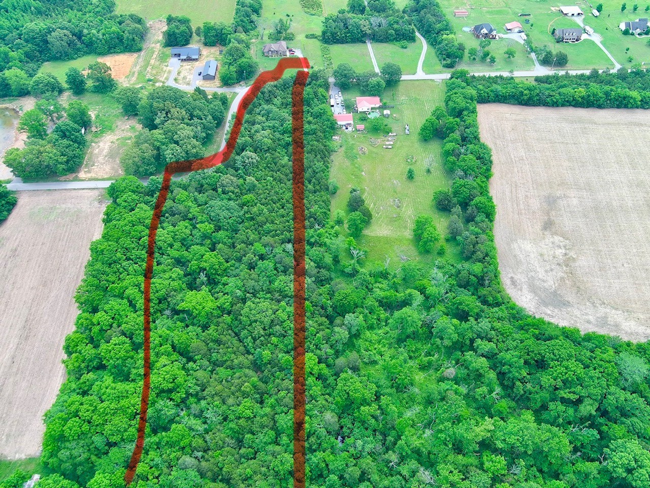 0 Newtown Road Rockvale, TN 37153 - Photo 8 of 13 an aerial view of a house