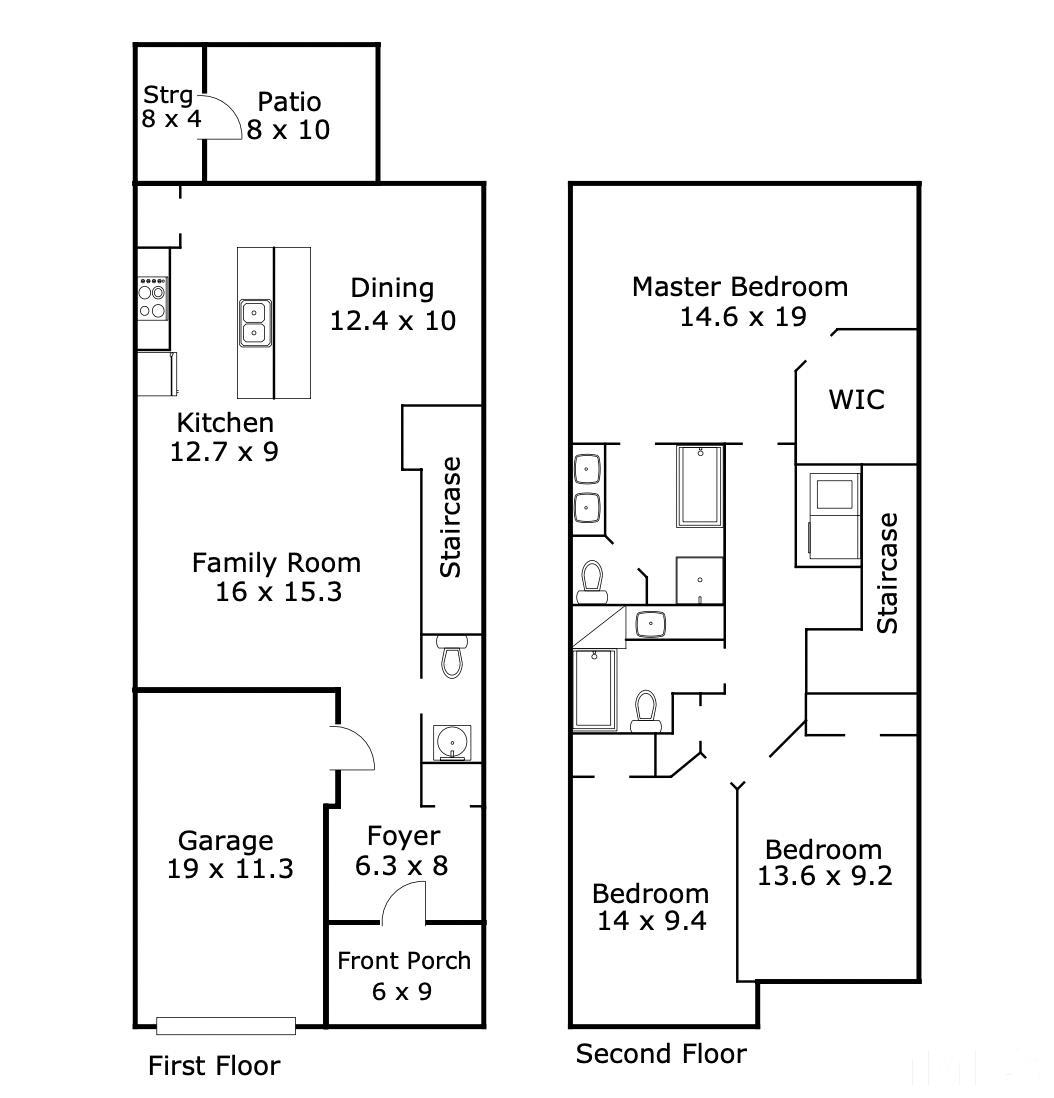 1004 Grand Ridge Drive Rolesville, NC 27571 - Photo 24 of 24 a picture of a floor plan