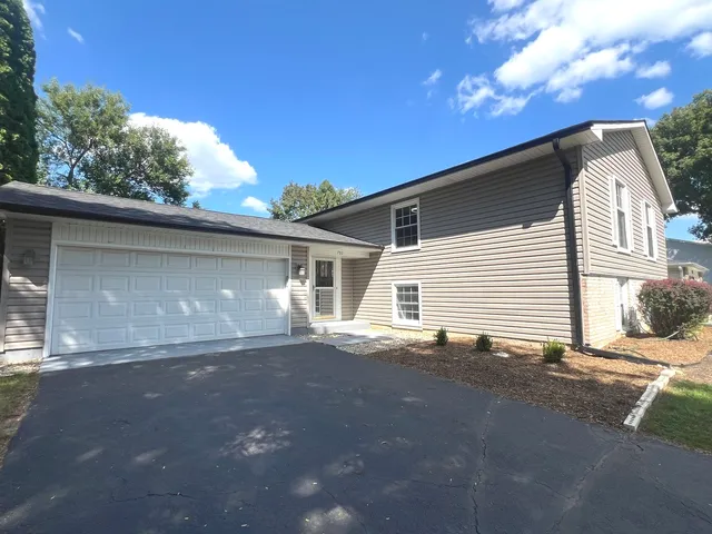 a backyard of a house