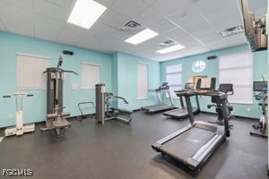 2743 First Street, Unit 1502 Fort Myers, FL 33916 - Photo 35 of 35 a room with gym equipment