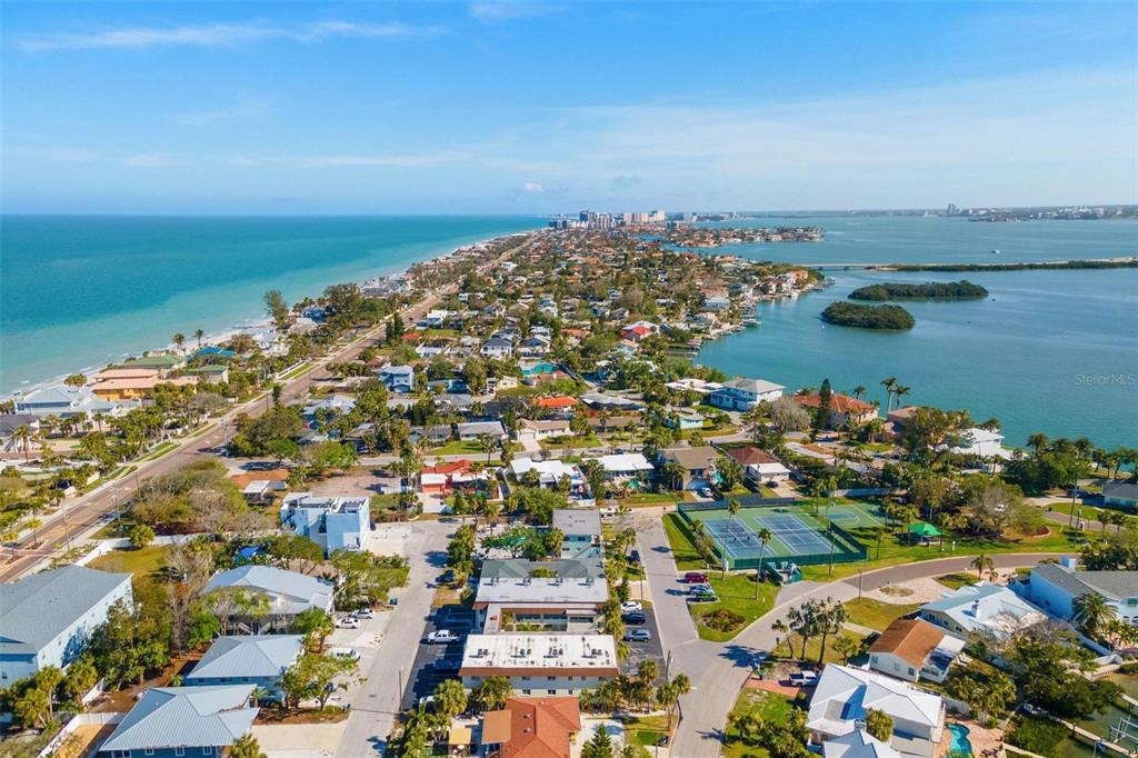 2704 2nd Street, Unit 2 Indian Rocks Beach, FL 33785 - Photo 23 of 32 an aerial view of a city