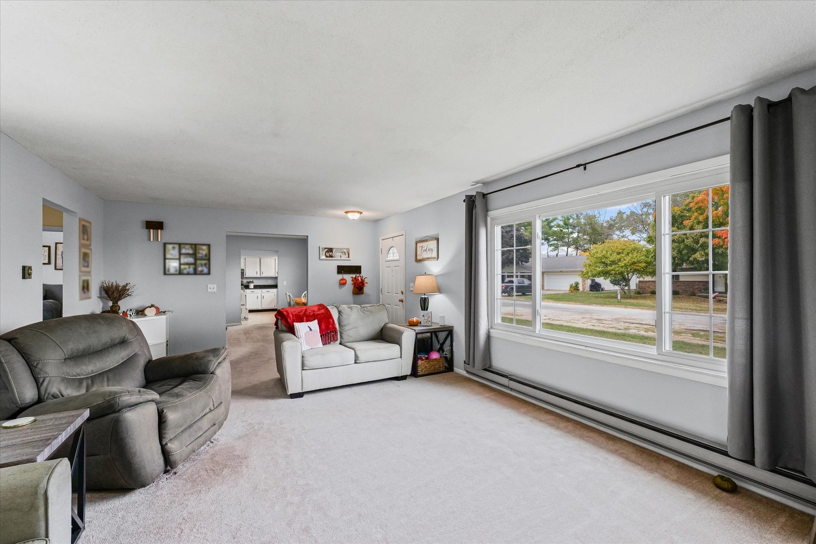 407 Church Street Royal, IL 61871 - Photo 8 of 31 a living room with furniture and a large window