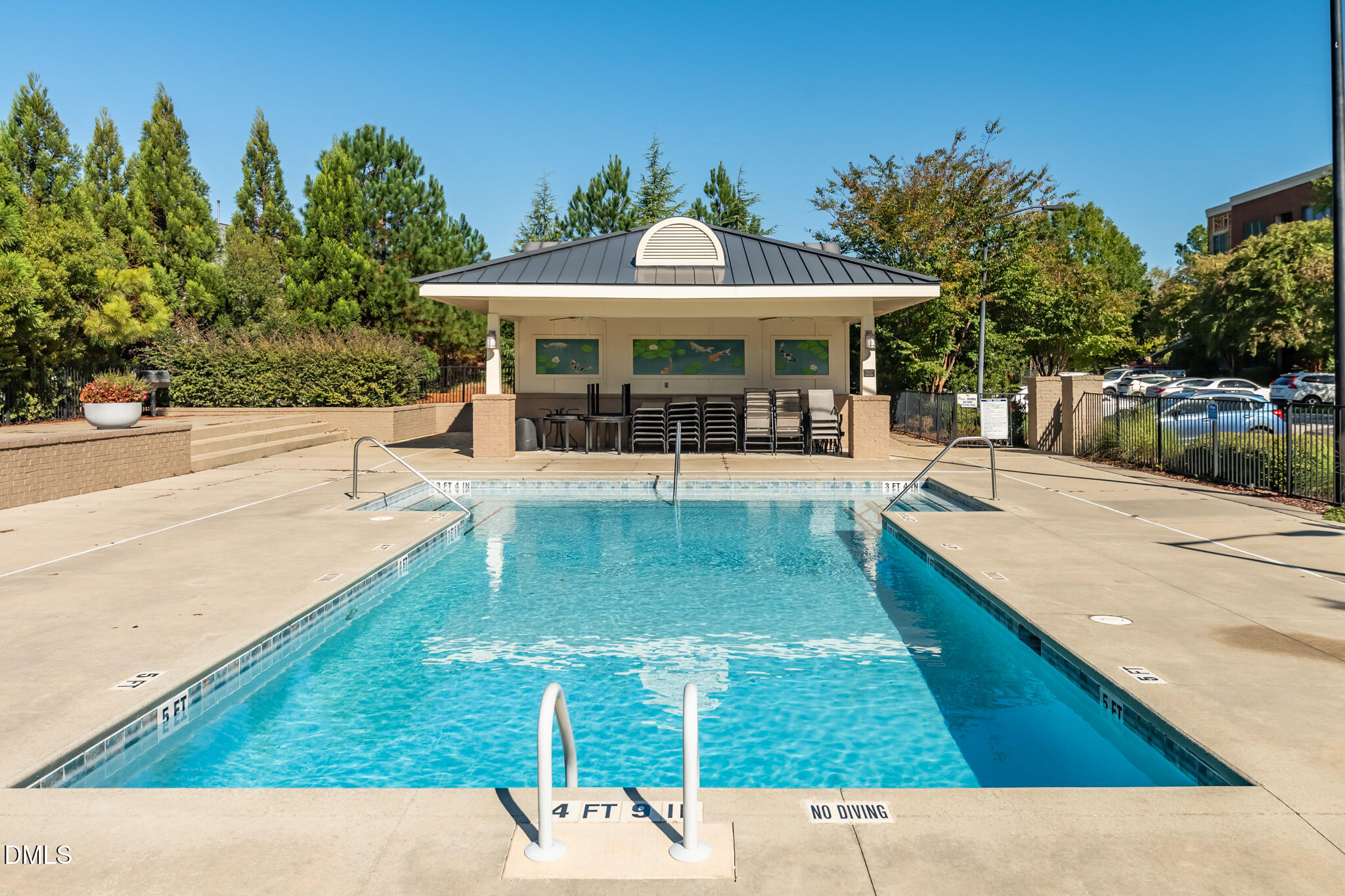 545 Libson Street Durham, NC 27703 - Photo 45 of 53 a swimming pool with outdoor seating and yard