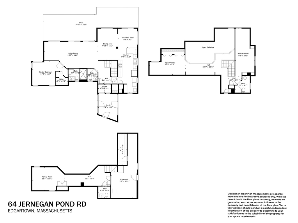 64 Jernegan Pond Road Edgartown, MA 02539 - Photo 25 of 25 a picture of floor plan