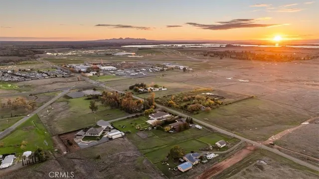 a view of backyard of house