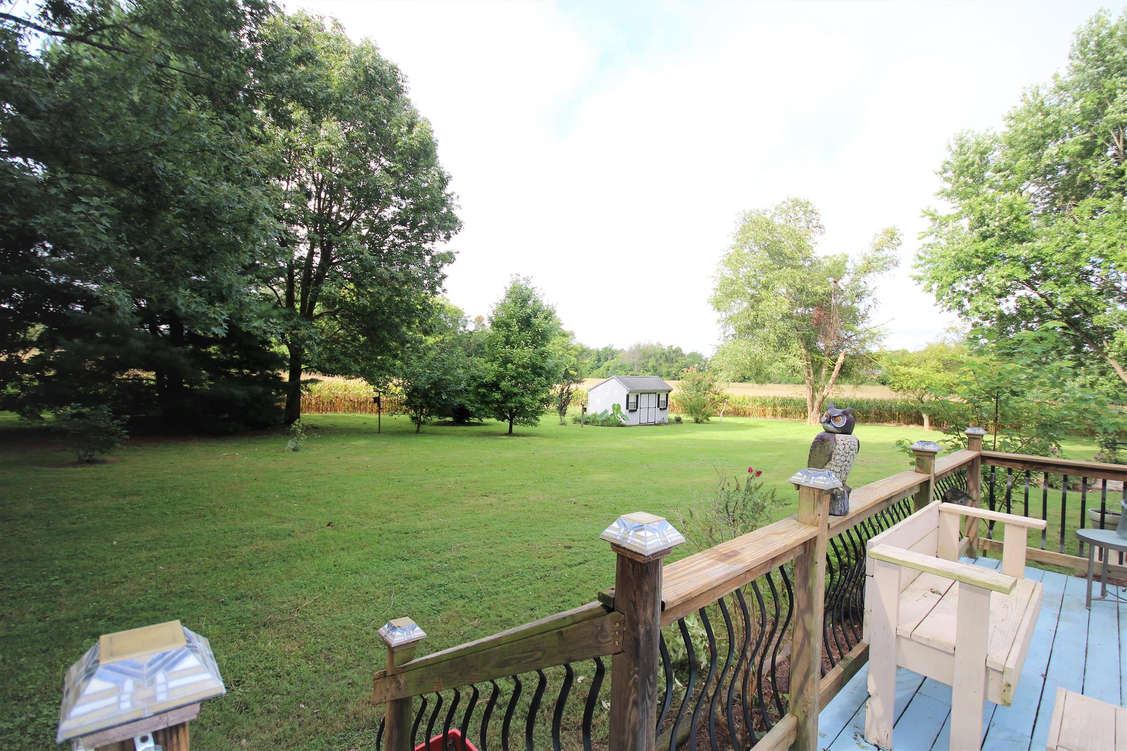 5338 New Chapel Road Springfield, TN 37172 - Photo 6 of 22 a view of a wooden deck and a garden