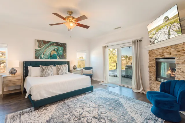 a bathroom with a bathtub and a sink