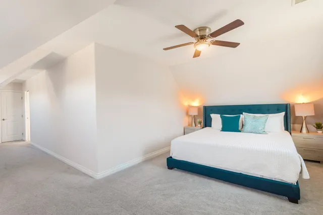 a view of a terrace with furniture