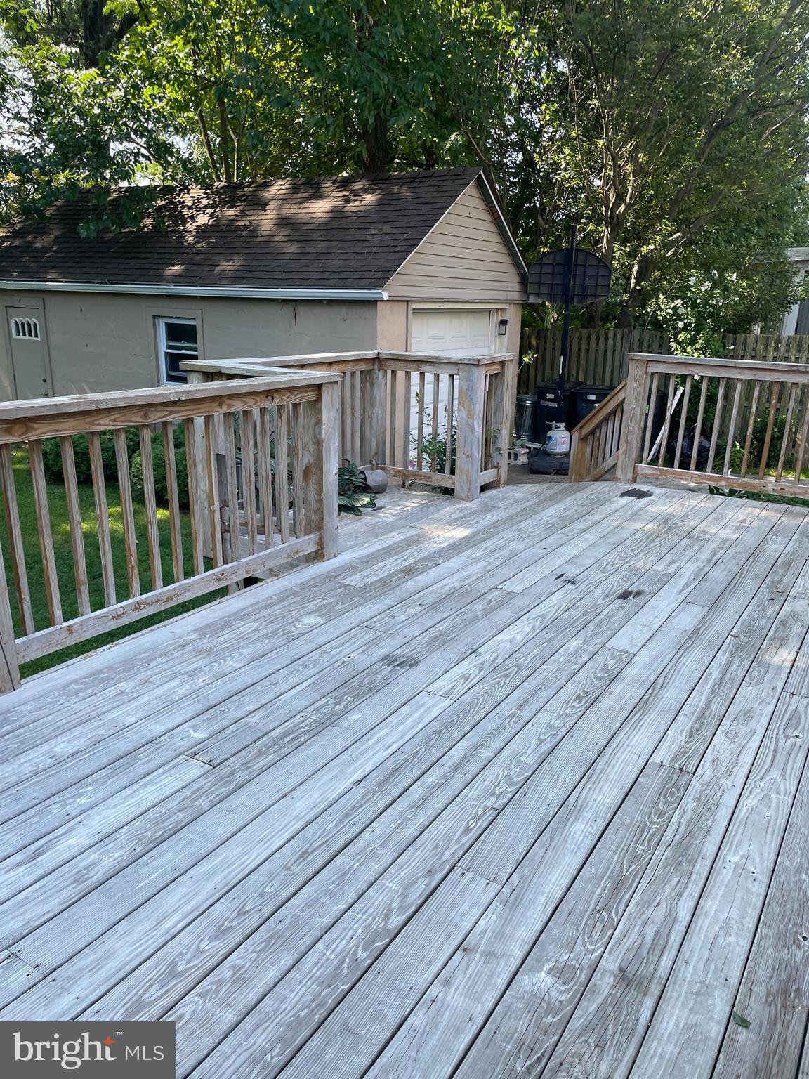 465 Prospect Road Springfield, PA 19064 - Photo 18 of 19 rear deck and garage
