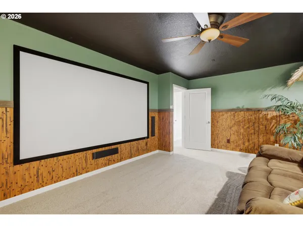 a bedroom with a large bed