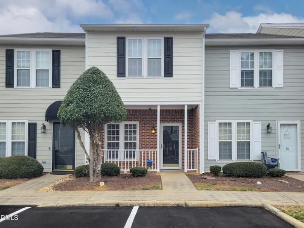 a view of a house with a patio