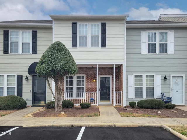 a view of a house with a patio