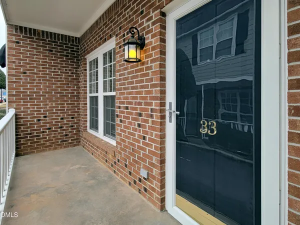 a view of front door of house