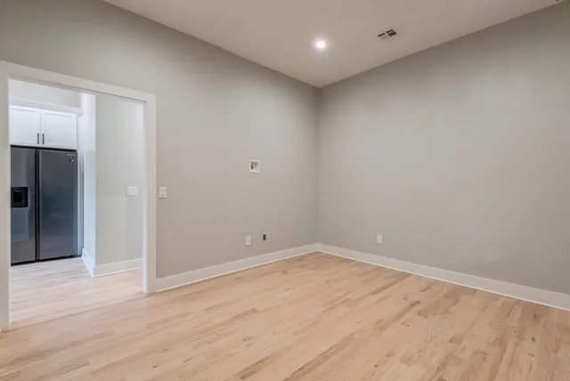 a view of empty room