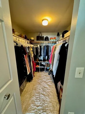 a view of a storage and utility room