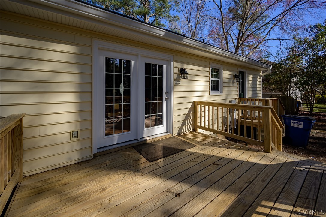 5012 Rollingway Road Chesterfield, VA 23832 - Photo 8 of 35 a view of wooden deck