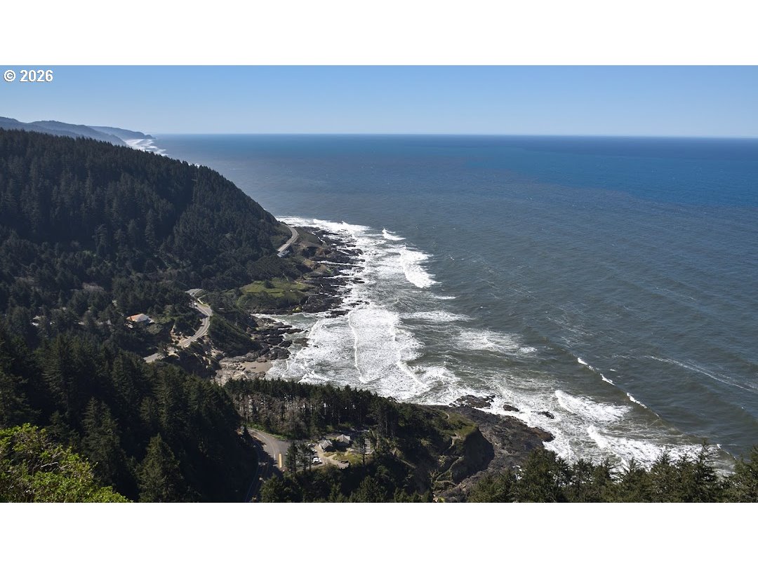 30 Cape Ranch Road Yachats, OR 97498 - Photo 20 of 20 a black and white photo of lake