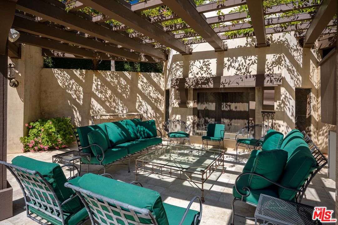 531 Barnaby Road Los Angeles, CA 90077 - Photo 28 of 28 a view of an outdoor sitting area with furniture