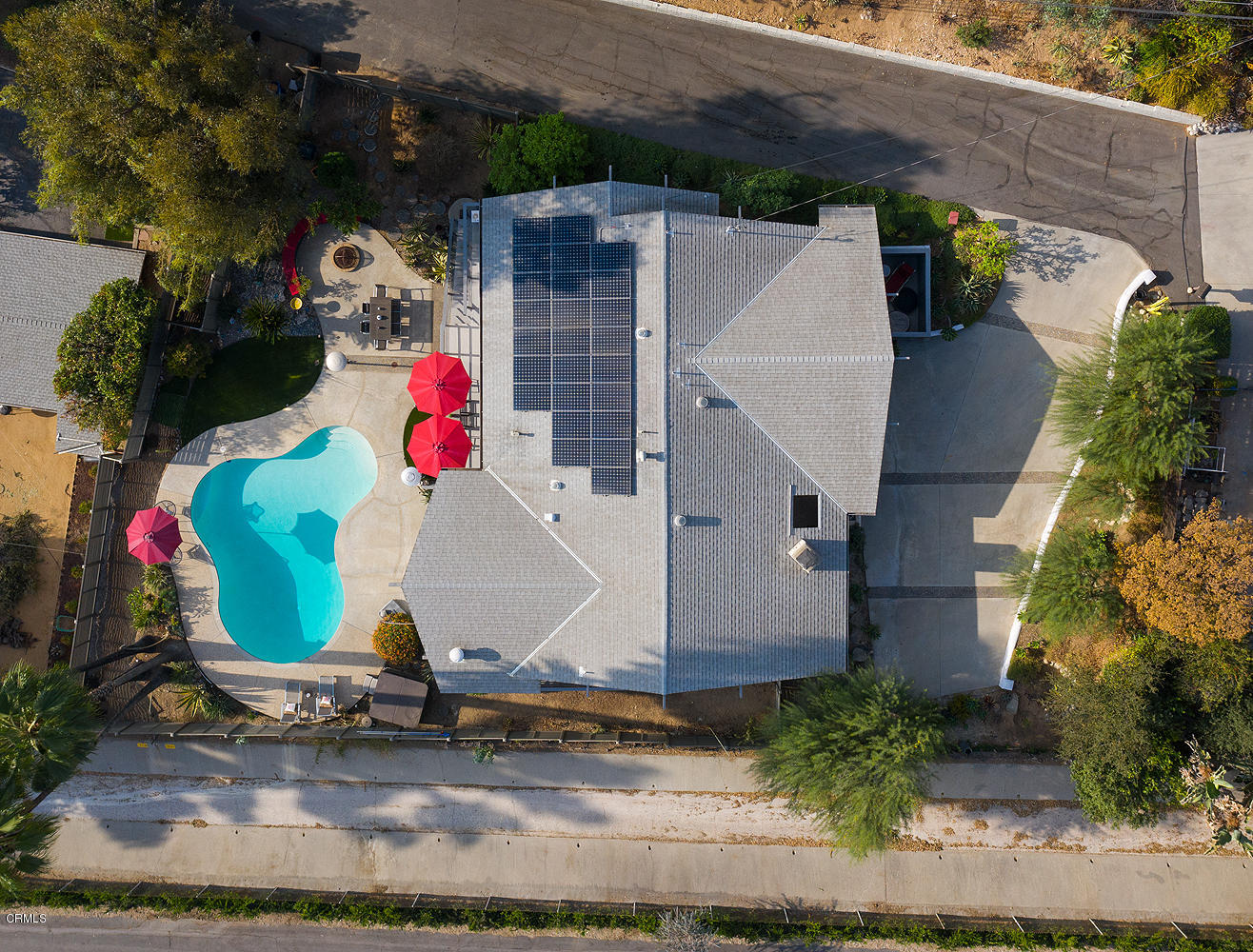 2044 Cricklewood Path Pasadena, CA 91107 - Photo 31 of 32 an aerial view of house with yard