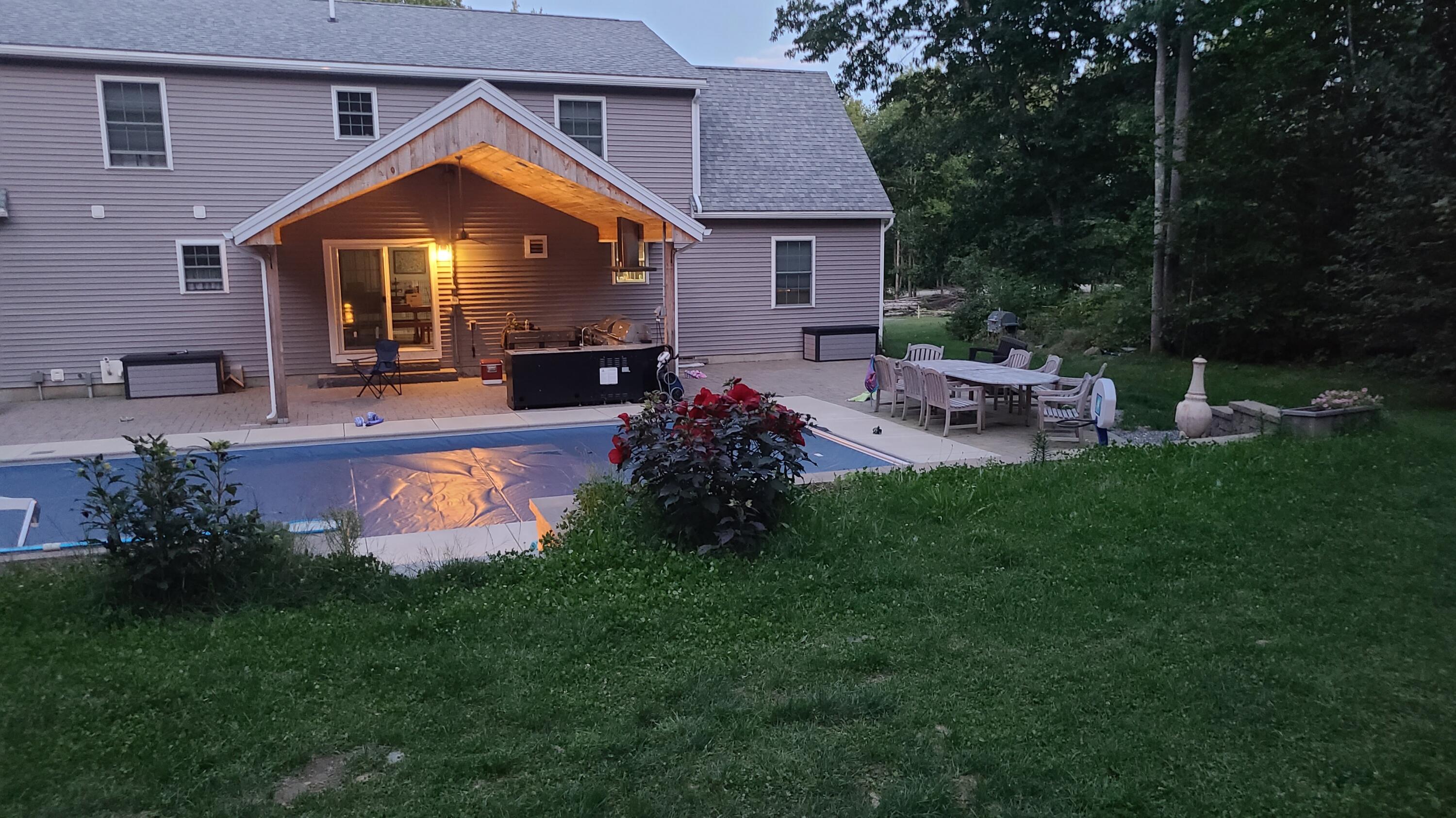 189 Dingley Road Bowdoinham, ME 04008 - Photo 39 of 41 Patio and pool