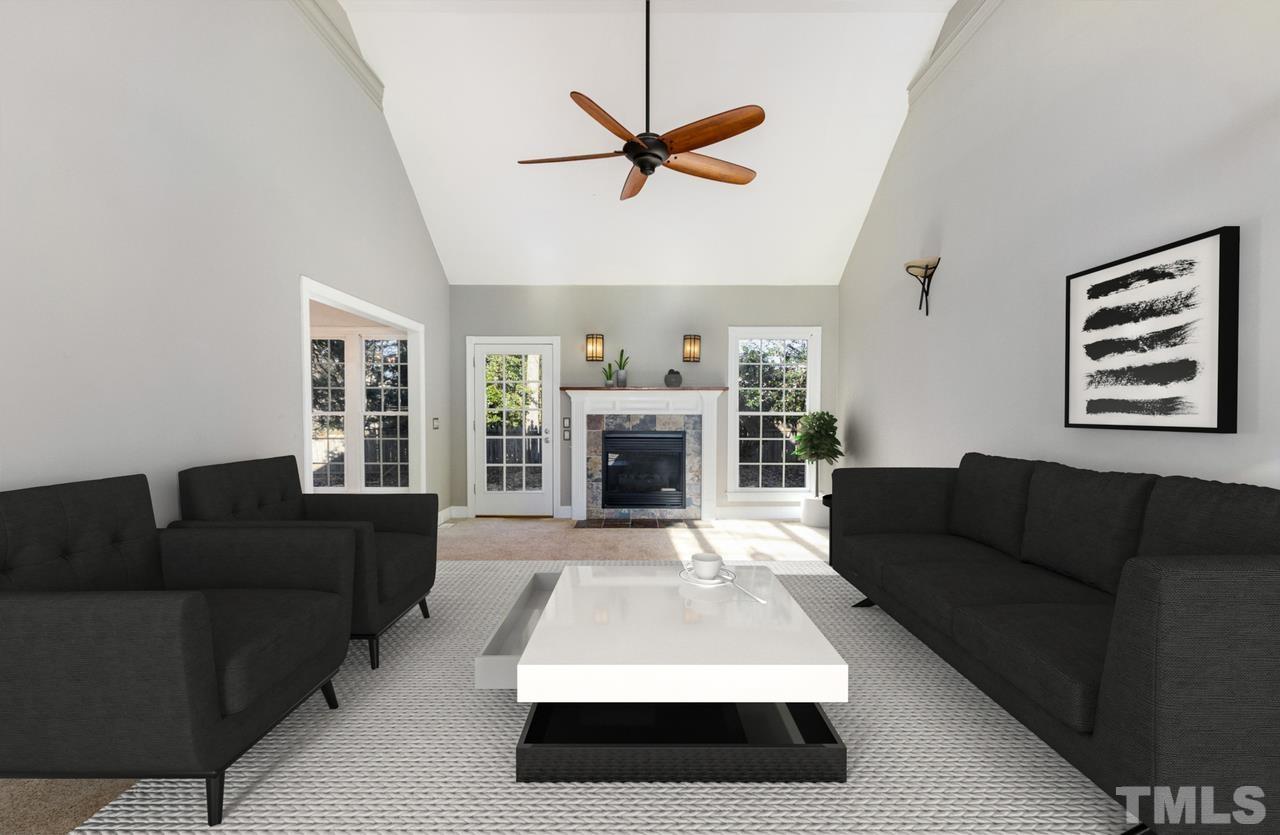 10204 Rosebank Lane Raleigh, NC 27614 - Photo 12 of 40 STAGED TO SHOW ITS POTENTIAL. FLOORING HAS BEEN REPLACE TO LVP