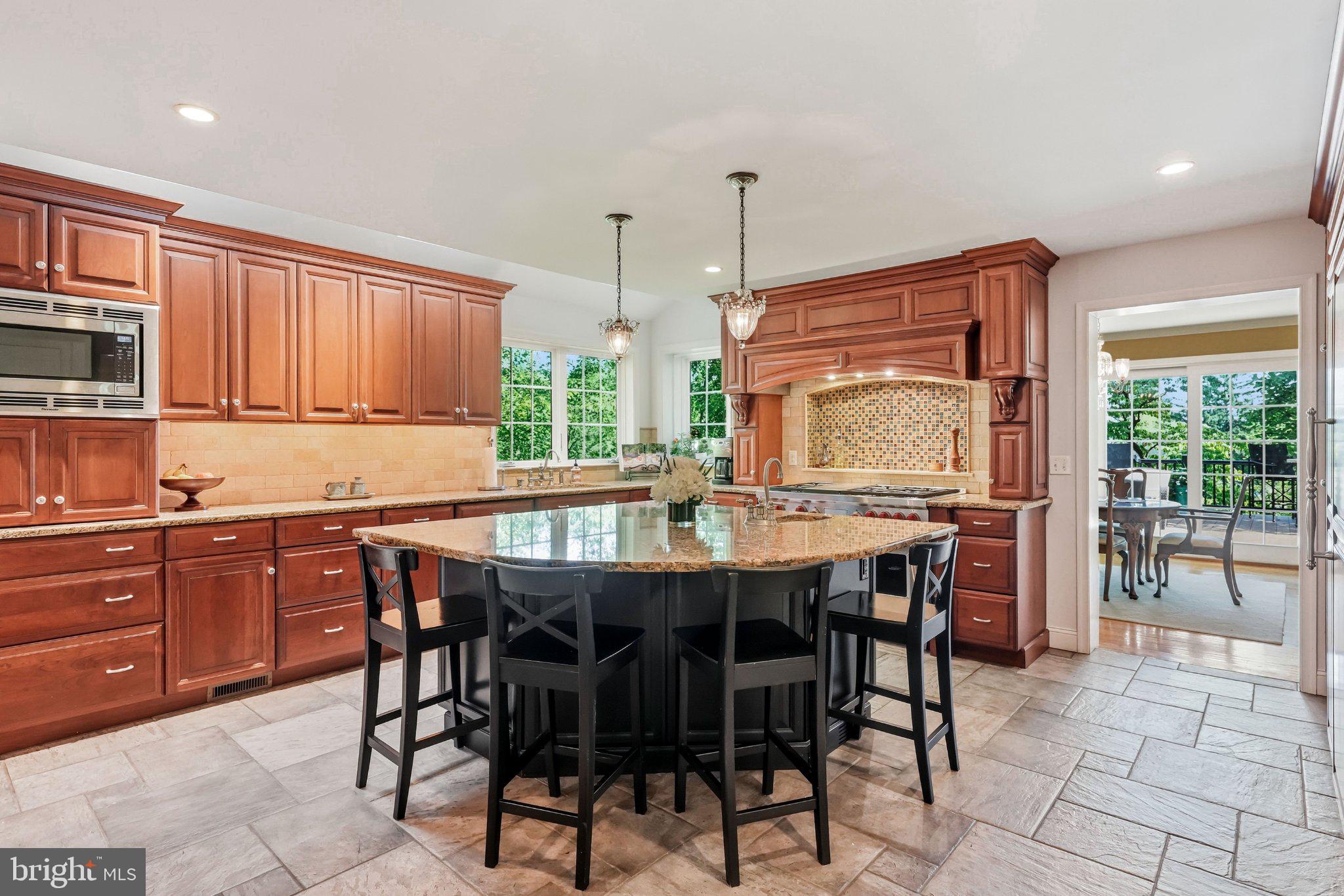 630 Leopard Road Berwyn, PA 19312 - Photo 16 of 91 Elegant kitchen with rich cabinetry.