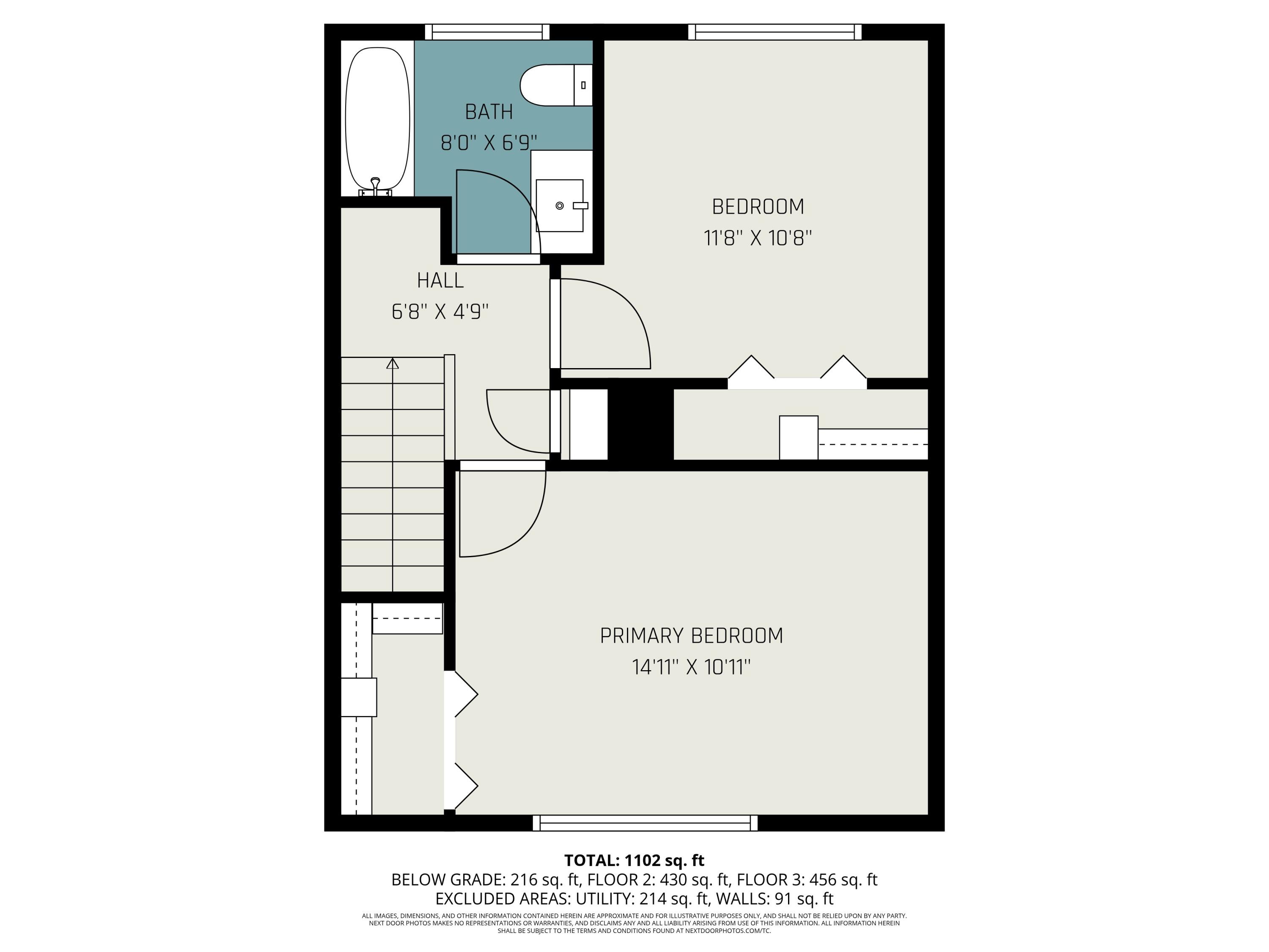 3342 Williamsburg Road Ann Arbor, MI 48108 - Photo 30 of 31 Second floor plan
