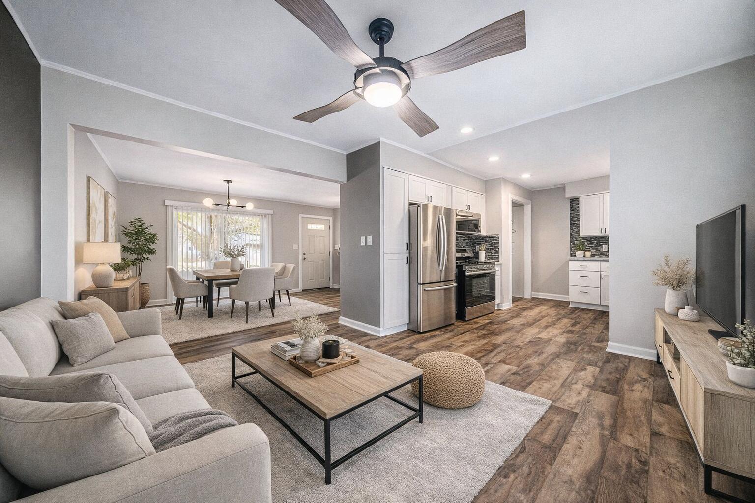 3342 Williamsburg Road Ann Arbor, MI 48108 - Photo 28 of 31 virtually staged living/dining