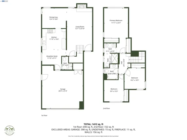 a picture of a floor plan
