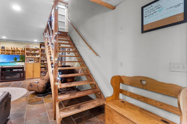 a view of gym equipment and children