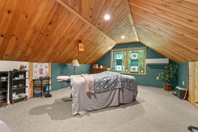 a room with furniture and a chair