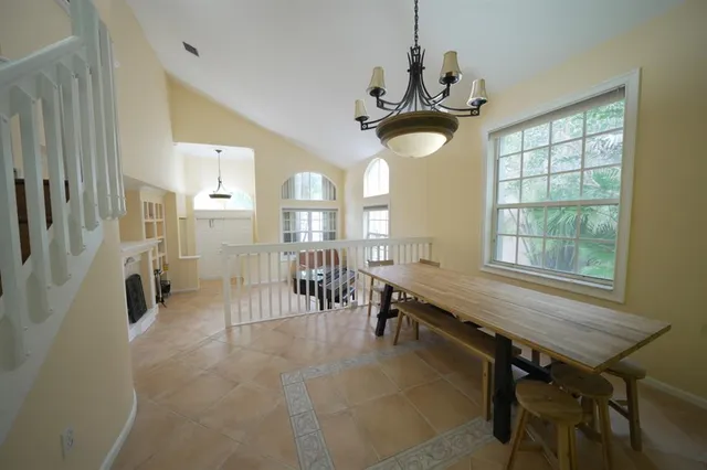 a very nice looking room with a large window