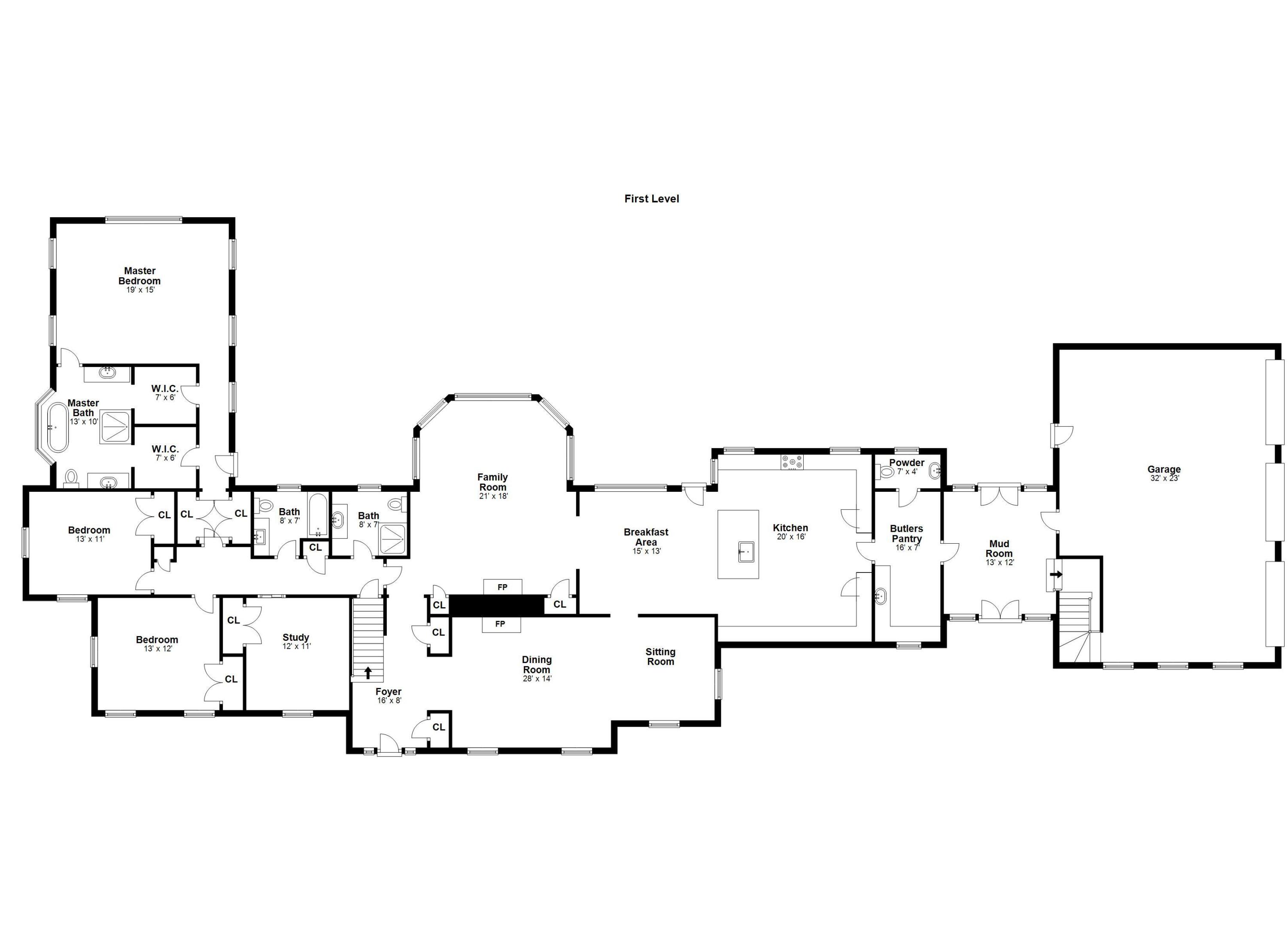 215 Cross Ridge Road New Canaan, CT 06840 - Photo 49 of 50 a picture of floor plan