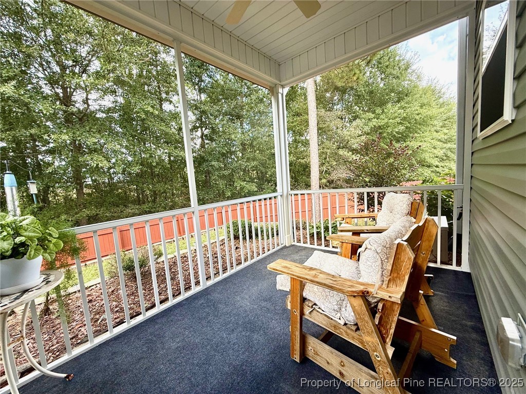 107 Judiciary Court Cameron, NC 28326 - Photo 40 of 49 a view of a two chair in the balcony